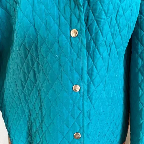 Briggs Of New York Retro Diamond Stitch Quilted Lightweight Jacket Plus Size 3X - Picture 11 of 16